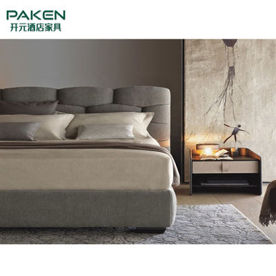 Adaptez le lit aux besoins du client moderne de villa de meubles de chambre à coucher de conception de luxe de Furniture&amp;Hot